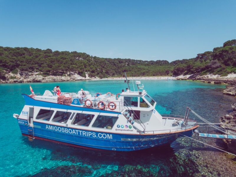 Calan Bosc: 3.5-Hour South Coast Sightseeing Boat Trip - Key Points