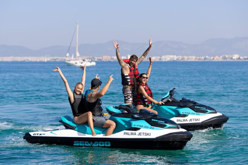 Calanova: Double Jet Ski Excursion With Guide - Key Points