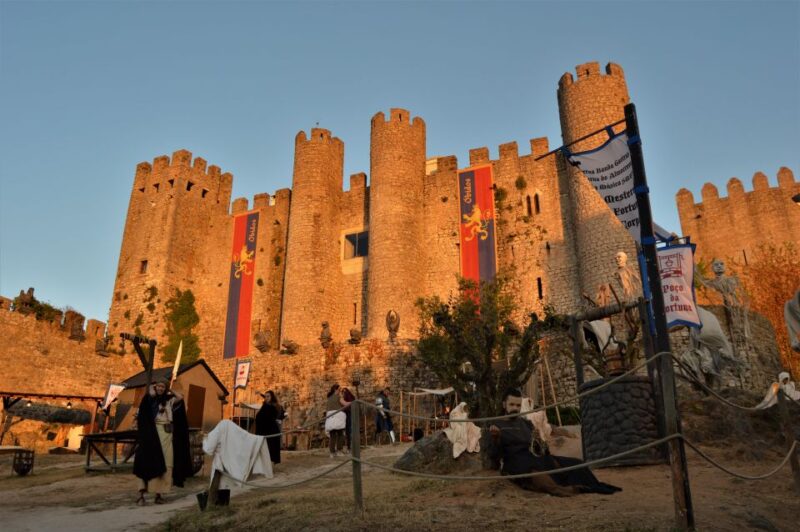 Caldas Da Rainha: Obidos Medieval Village & Buddha Eden Tour - Obidos Medieval Village