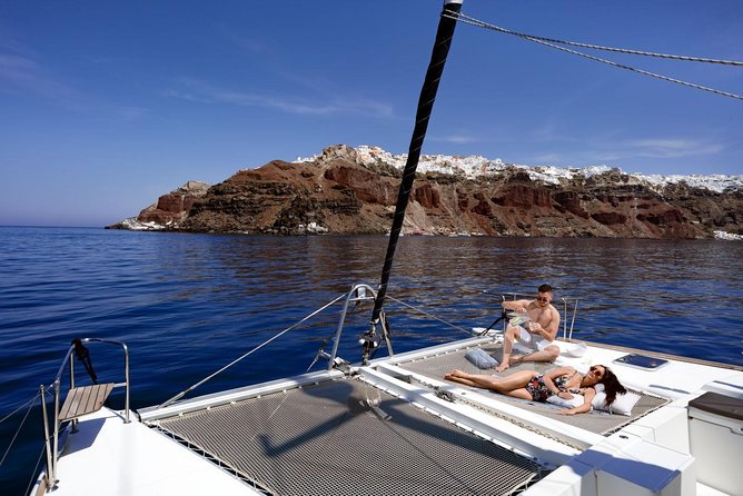 Caldera Cruise With Swim Stops, BBQ on Board and Drinks! - Stunning Scenery and Coastline