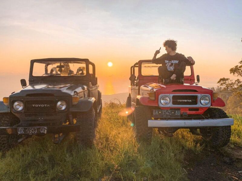 Caldera Jeep Sunrise With Ploating Temple - Itinerary