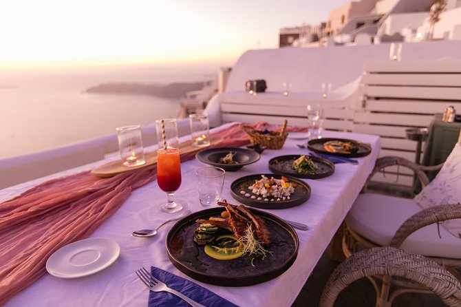 Caldera Sophias Taratsaki Sunset Dinner - Desserts