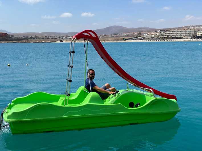 Caleta De Fuste: Pedalo With Slide Rental - Inclusions