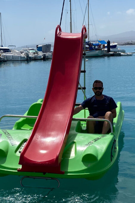 Caleta De Fuste: Pedalo With Slide Rental - Location and Meeting Point