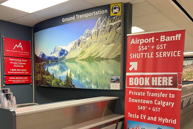 Calgary Airport Express to Banff via Canmore - Fees and Taxes