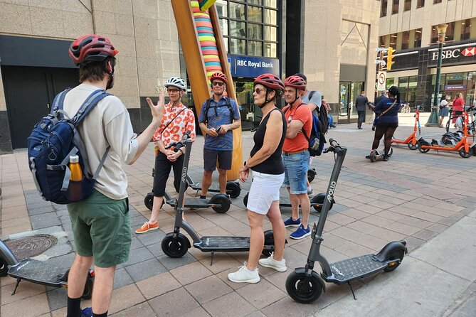 Calgary City Highlights Scooter Tour | 2-Hour - Riding Through the City