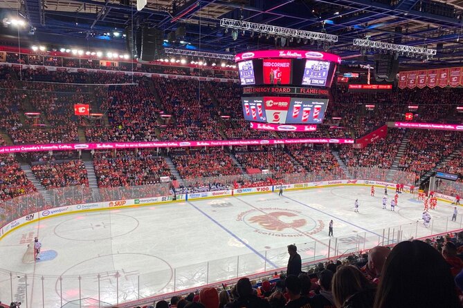 Calgary Flames Ice Hockey Game Ticket at Scotiabank Saddledome - Meeting and Pickup