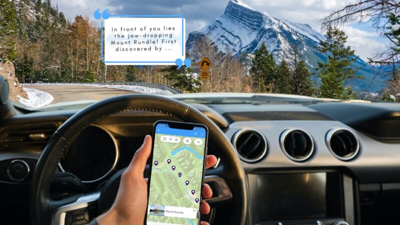 Calgary & Lake Louise: Smartphone Audio Driving Tour - Audio Tour Features