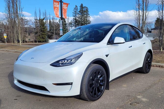 Calgary to Banff in Tesla EV - Private Transfer - Inclusions