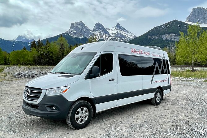 Calgary YYC Airport to Banff/Canmore/Kananaskis – Private Shuttle - Included Features