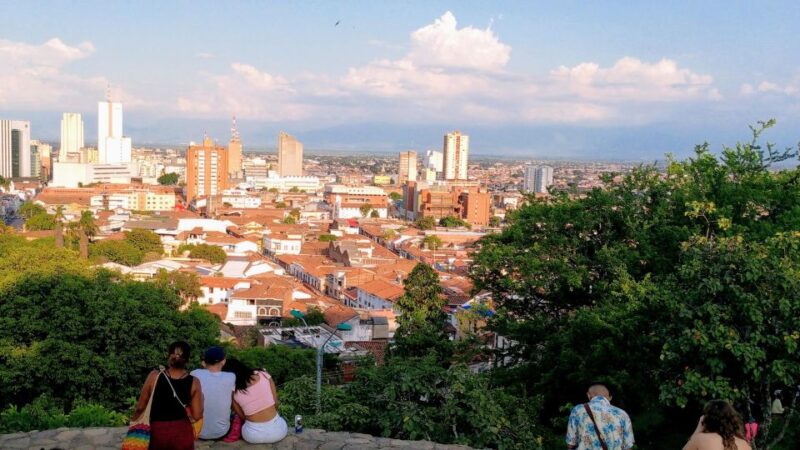 Cali: Highlights and Old Town Self-guided Walk - Plazoleta Jairo Varela and Trumpet Sculpture