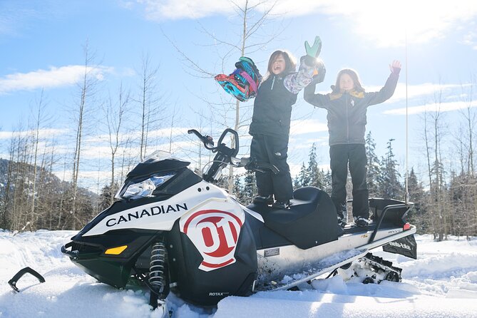 Callaghan Cruiser Snowmobile Tour - Riding the Snowmobiles