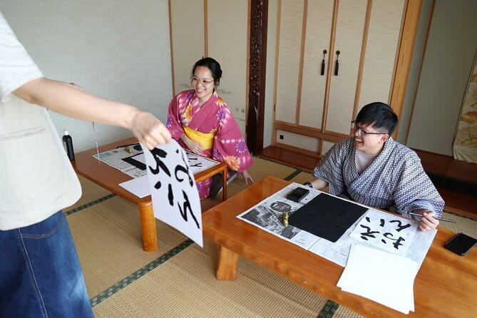 Calligraph Name in Japanese and Dress in Kimono - Included Amenities
