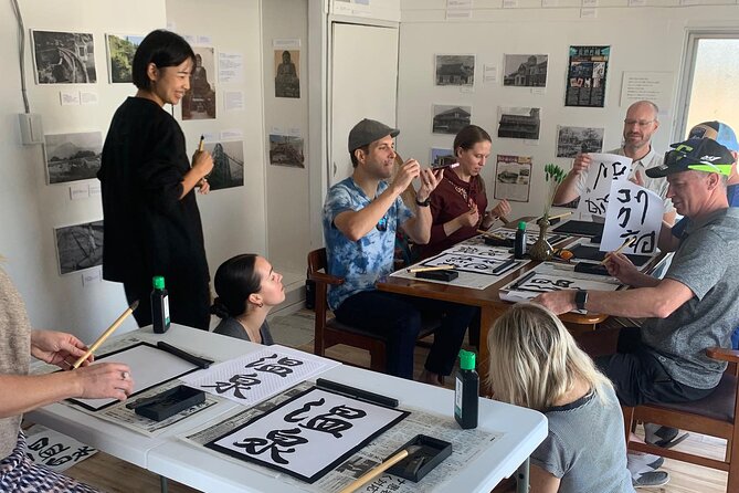 Calligraphy Class for Beginners in a Century-old Japanese House - Immersive Experience in a Century-old House