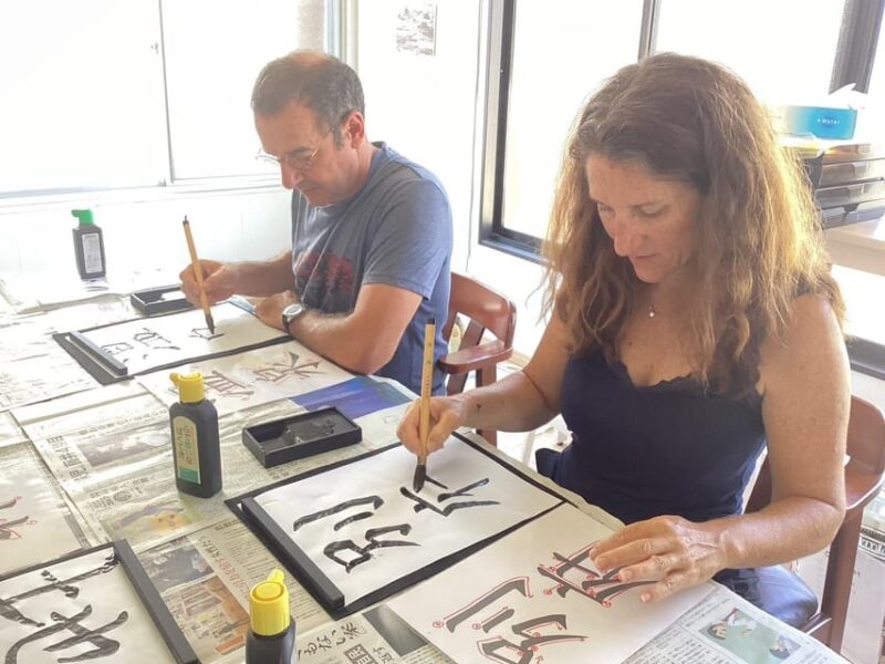 Calligraphy Class for Beginners in Beppu - Serene Environment and Hot Springs