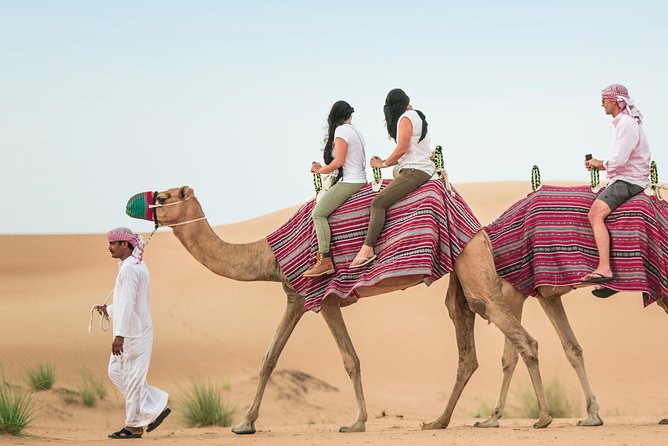Camel Trekking Dubai With Dune Bashing and Sand Boarding - Inclusions and Amenities