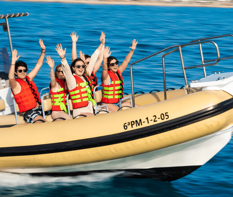 Can Pastilla: Visit Palma Speedboat Adrenaline & Snorkelling - Itinerary