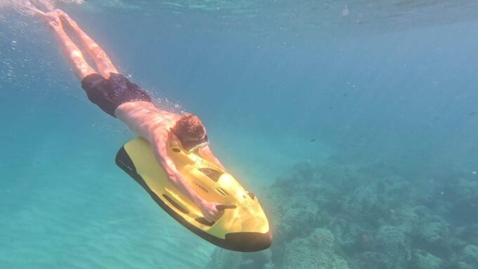 Can Picafort:Private Trip - Beach Sunset + Seabob -6 Person - Highlights and Sights