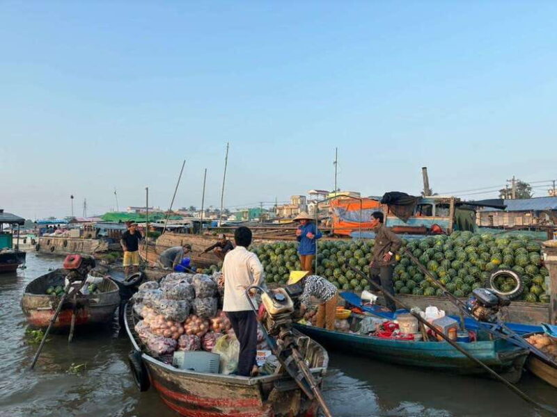 Can Tho: Floating Market, Canal, Cacao Farm & Mekong Life - Exploring the CaiRang Floating Market