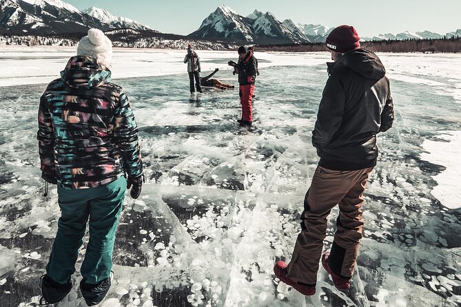 Canadian Rockies Abraham Lake Ice Bubbles Helicopter Tour - Meeting Point and Transportation