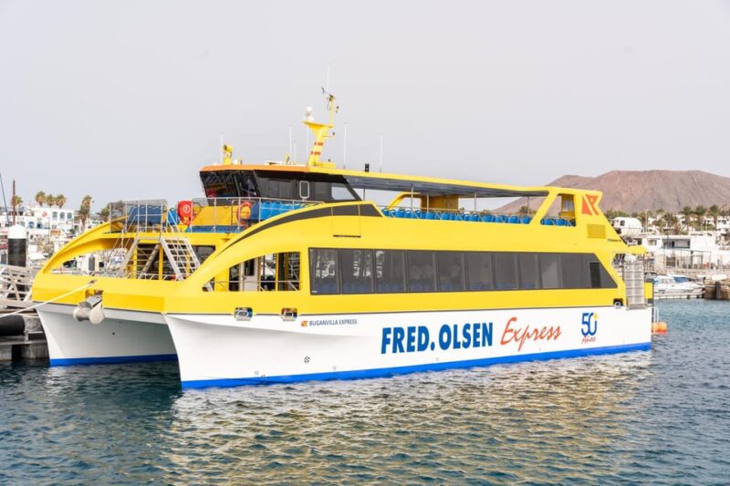 Canary Islands: Ferry Ticket Lanzarote/Fuerteventura - Key Points