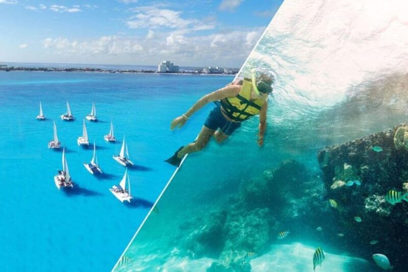 Cancun: 2-Day Jungle Tour and Isla Mujeres Catamaran Combo - Catamaran Tour Highlights
