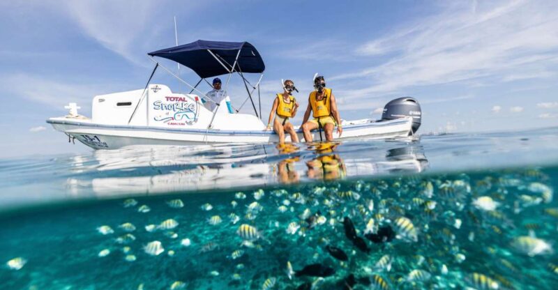 Cancun 3 in 1 Snorkeling, Parasailing, With Meco Ruins Free - Itinerary Details