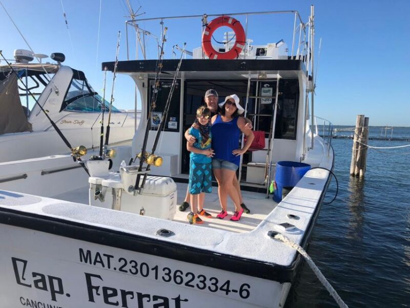 Cancun: 48FT Fishing Boat Trolling and Bottom Fishing - Fishing Gear and Inclusions