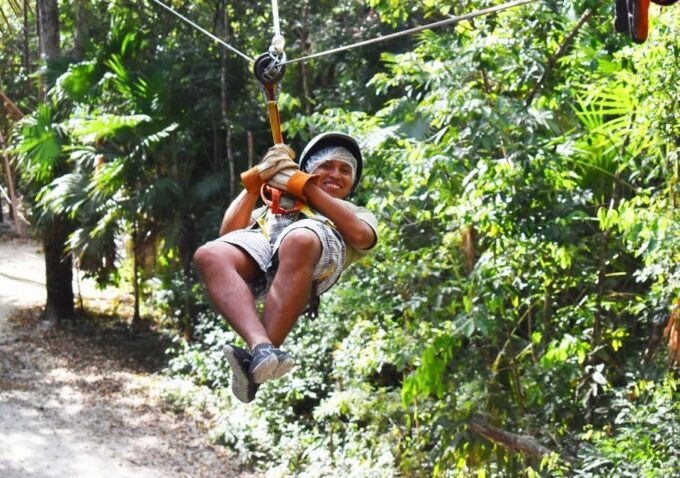 Cancun: Amazing Horseback Riding Tour, Cenote, Zipline & ATV - Cenote Swim