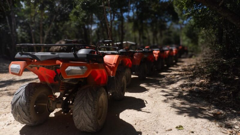 Cancun: ATV Amazing Experience, Ziplines and Cenote - Lunch and Beverages