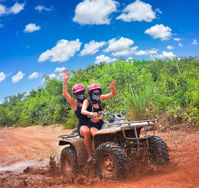 Cancun: ATV Wild Pass With Ziplines, Cenote & Hotel Pickup - Key Points