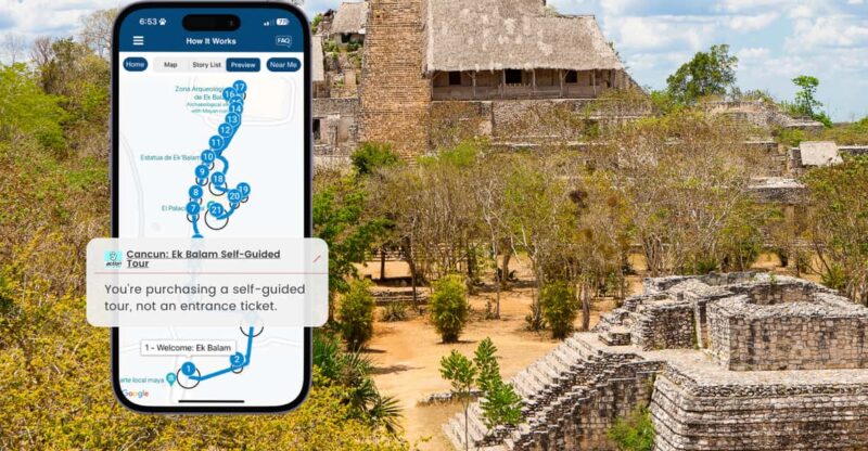 Cancun: Ek Balam Self-Guided Tour - Key Points