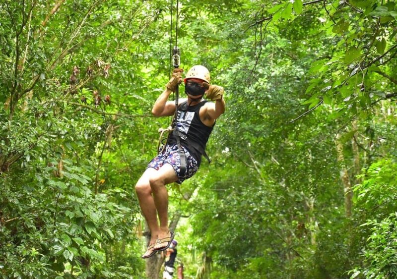 Cancun: Extreme ATV Tour in the Jungle, Ziplines and Cenote - Key Points