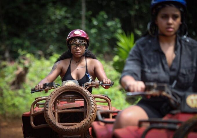 Cancun: Extreme ATV Tour in the Jungle, Ziplines and Cenote - Cenote Swim