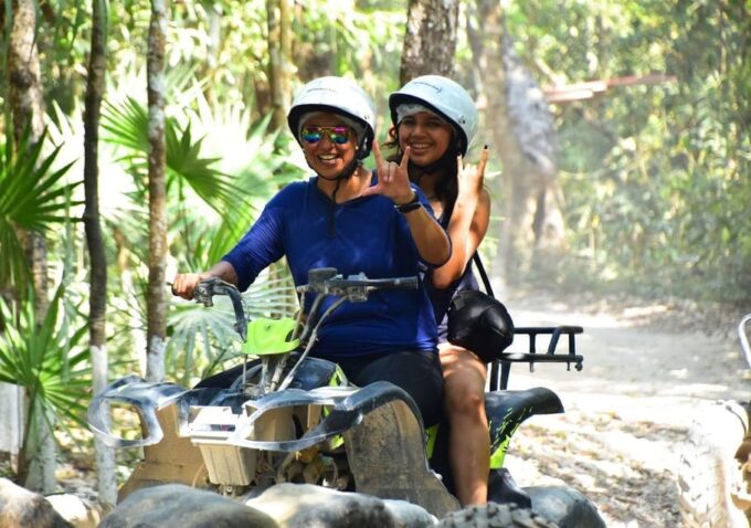 Cancun: Horseback Riding Adventure, ATV, Ziplines and Cenote - ATV Circuit Exploration