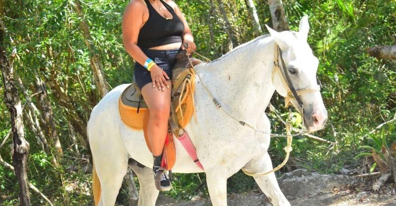 Cancun: Horseback Riding Tour With Atv, Ziplines and Cenote - Horseback Riding Experience