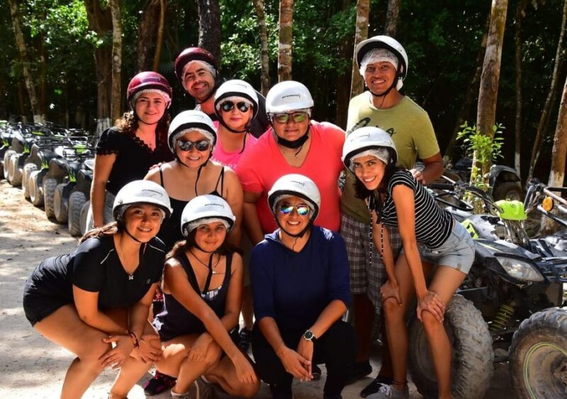 Cancun: Horseback Riding Tour With Atv, Ziplines and Cenote - Zipline Circuit Adventure