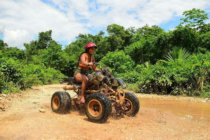 Cancun: Jungle ATV Tour, Ziplining, and Cenote Swim - Cooling Off in a Cenote