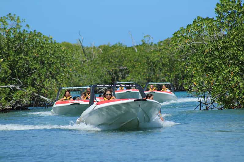 Cancun: Jungle Tour Adventure With Speedboat and Snorkeling. - Inclusions