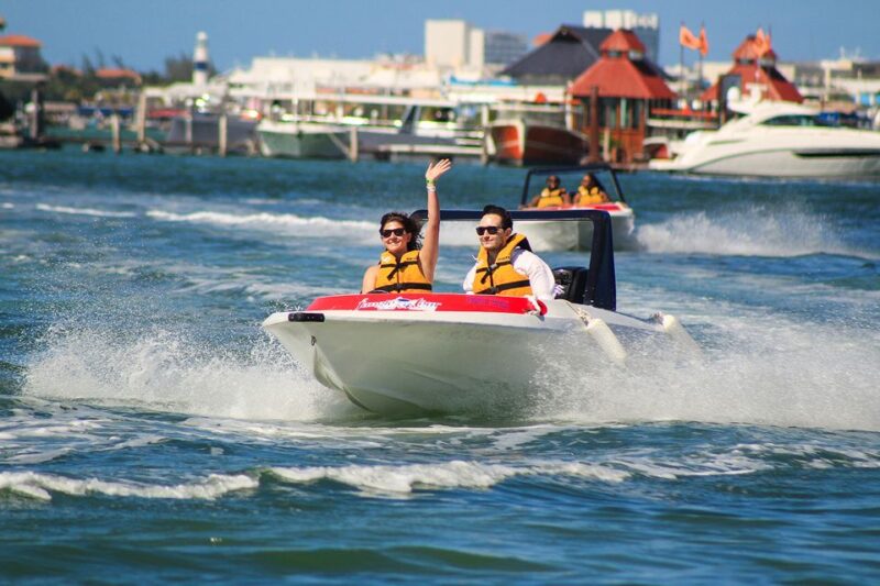 Cancun: Jungle Tour Adventure With Speedboat and Snorkeling - Key Points