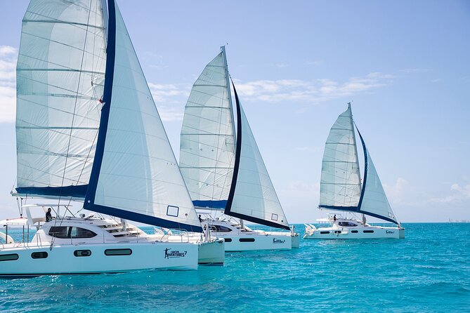 Cancun Luxury Sailing & Snorkeling With Lunch and Open Bar Onboard - Pickup and Duration