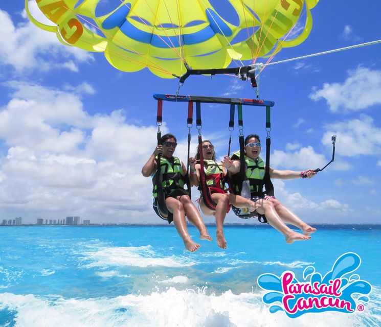 Cancun: Parasailing Over Cancun Bay - Transportation and Pickup
