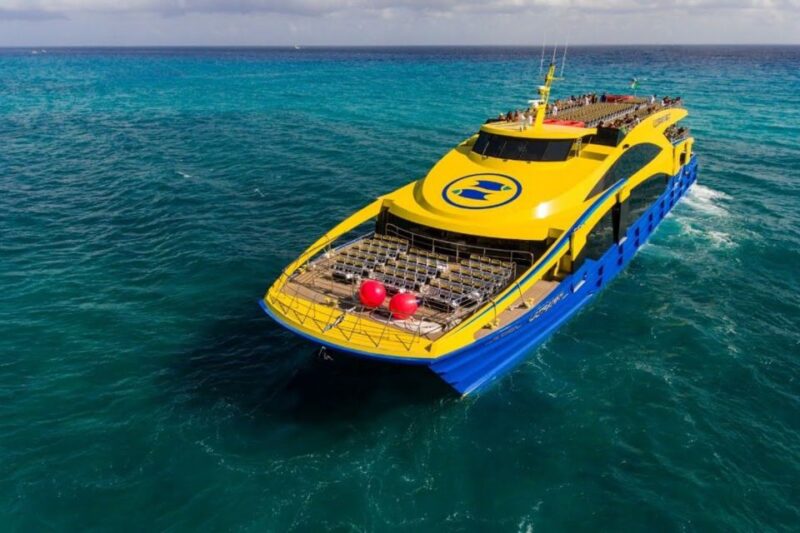 Cancun/Playa Del Carmen: Isla Mujeres & Cozumel Ferry Ticket - Ferry Amenities and Features