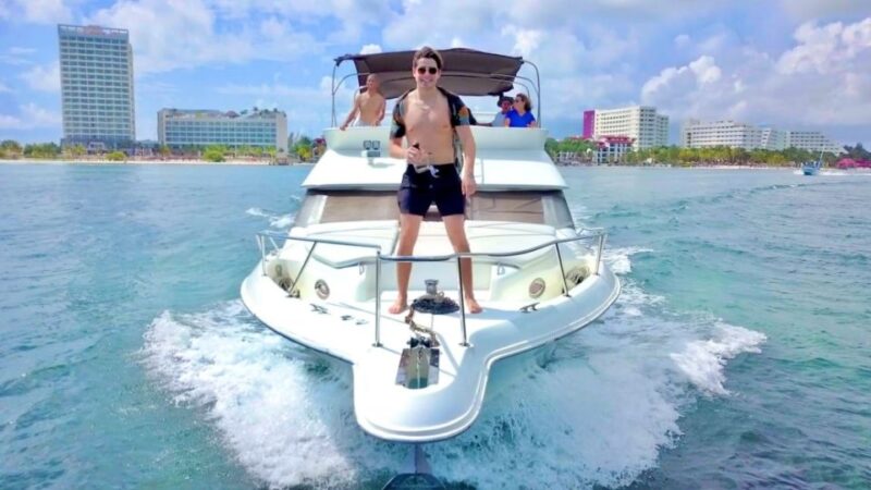 Cancun: Private Luxury 46-Feet Flybridge Yacht Cruise - Important Information