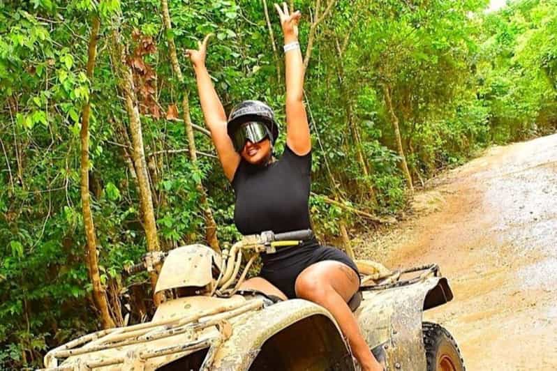 Cancun & Puerto Morelos ATVS Ziplines and Cenote With Lunch - Key Points
