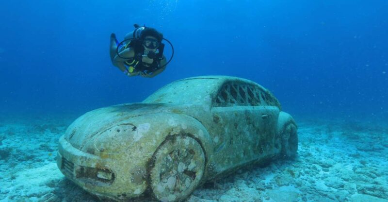 Cancun: Scuba Diving for Beginners, 2 Dives - MUSA Underwater Museum
