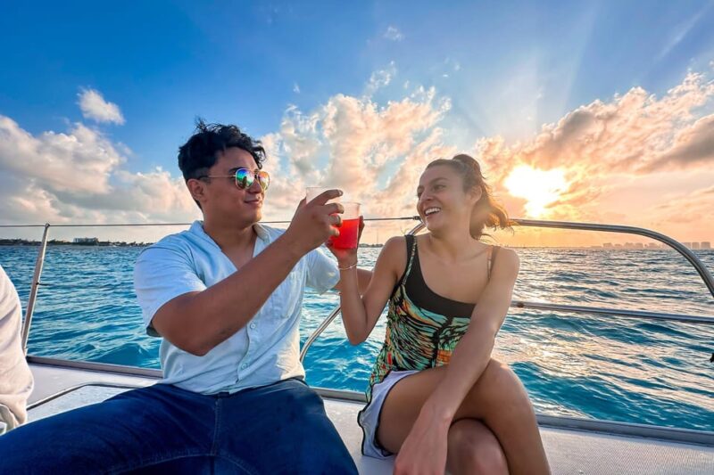 Cancun: Sunset Cruise Adults Only With Live Music & Open Bar - Key Points