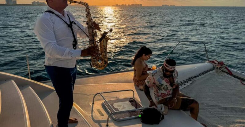 Cancun: Sunset Cruise Adults Only With Live Music & Open Bar - Experience Highlights