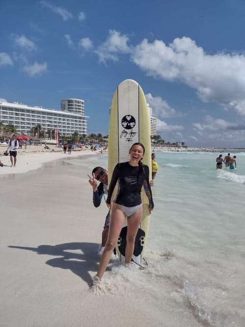 Cancun: Surf Class in the Heart of the Hotel Zone - Language of Instruction