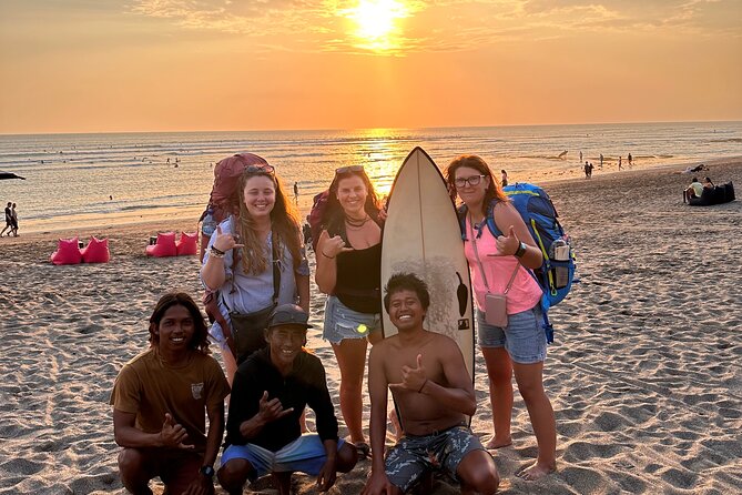 Canggu: 2 Hour Surfing Lesson With ISA Certified Instructor - Meeting and Pickup Arrangements